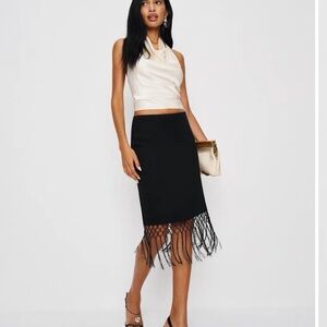Reformation Rafi Low Rise skirt